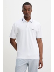 πόλο hollister co. χρώμα: άσπρο, ki324-5199 98% βαμβάκι, 2% ελαστάν