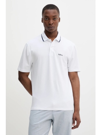 πόλο hollister co. χρώμα άσπρο, ki324-5199 98% βαμβάκι, 2%