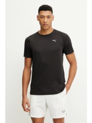 μπλουζάκι puma χρώμα: μαύρο, 526629 94% ανακυκλωμένος πολυεστέρας, 6% ελαστάν