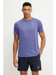 μπλουζάκι puma χρώμα: μοβ, 526629 94% ανακυκλωμένος πολυεστέρας, 6% ελαστάν