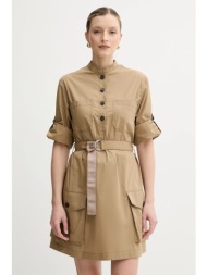 βαμβακερό φόρεμα max&co. χρώμα: πράσινο, 2516221084200 100% βαμβάκι