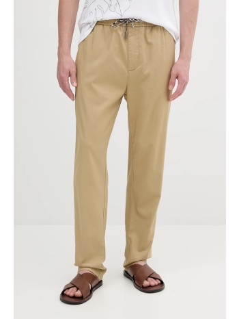 παντελόνι guess axel χρώμα μπεζ, m5gb79 wh4ea 71% βαμβάκι