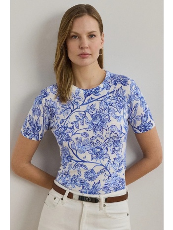 λινό πουλόβερ lauren ralph lauren χρώμα άσπρο, 200971168