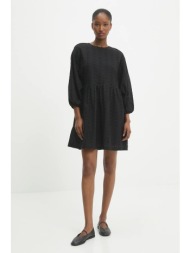 βαμβακερό φόρεμα answear lab χρώμα: μαύρο 100% βαμβάκι