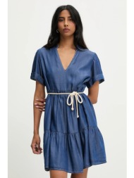 φόρεμα answear lab χρώμα: μπλε 100% lyocell