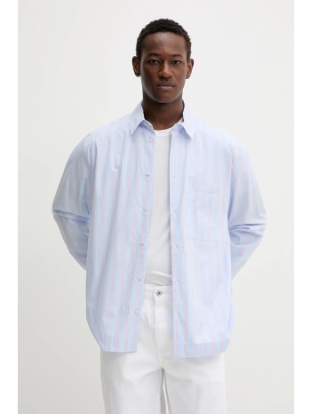 βαμβακερό πουκάμισο won hundred ανδρικό, χρώμα μπλε