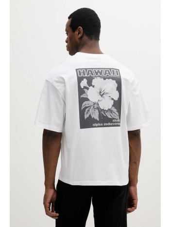 βαμβακερό μπλουζάκι alpha industries aloha flower t bp