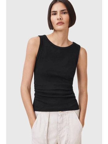 βαμβακερό τοπ allsaints katarina χρώμα μαύρο, w192jc 95%