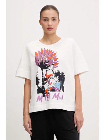 μπλουζάκι sportalm χρώμα άσπρο, 400145 83% βαμβάκι, 17%