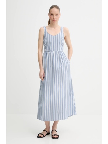 βαμβακερό φόρεμα marc o`polo χρώμα μπλε, 5000006326 100%