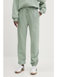 βαμβακερό παντελόνι herschel χρώμα: πράσινο, 50298-01898 100% βαμβάκι