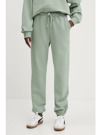 βαμβακερό παντελόνι herschel χρώμα πράσινο, 50298-01898