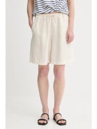 σορτς από λινό marc o`polo χρώμα: μπεζ, 504011215049 κύριο υλικό: 100% λινό
φόδρα τσέπης: 100% βαμβά