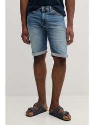 τζιν σορτς karl lagerfeld ανδρικό, χρώμα: μπλε, 552833.265820 91% βαμβάκι, 6% ελαστομυλίστερ, 3% ελα