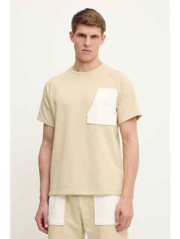 μπλουζάκι the north face terry relaxed χρώμα μπεζ