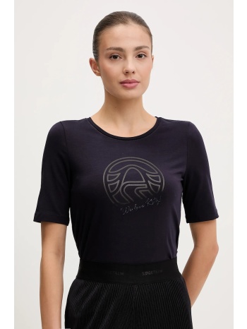 μπλουζάκι sportalm χρώμα ναυτικό μπλε, 250108 95% βαμβάκι