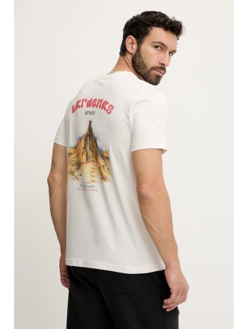 βαμβακερό μπλουζάκι picture d&s bardenas χρώμα μπεζ