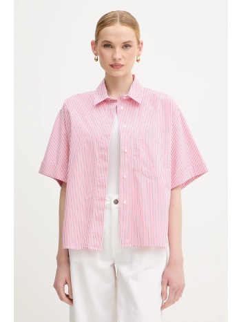 πουκάμισο united colors of benetton χρώμα ροζ, 5szrdq0c0