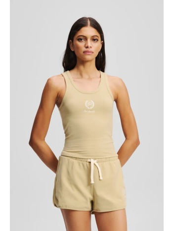 top karl lagerfeld χρώμα μπεζ, a3w44006 95% βαμβάκι, 5%