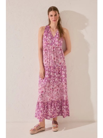 φόρεμα women`secret χρώμα μοβ, 4479835 100% βισκόζη