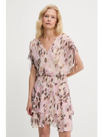 φόρεμα answear lab χρώμα ροζ 100% πολυεστέρας