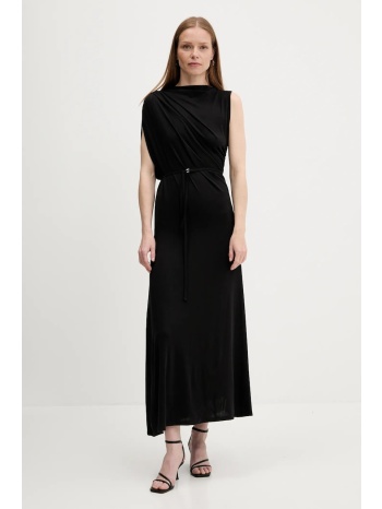 φόρεμα answear lab χρώμα μαύρο 64% βισκόζη, 33%