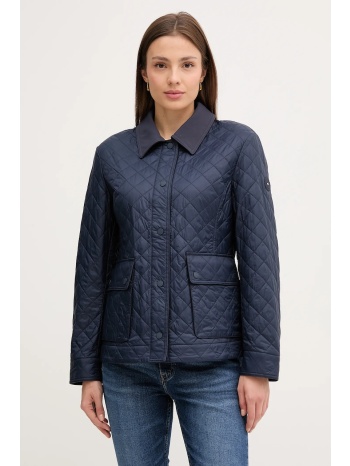 μπουφάν tommy hilfiger χρώμα ναυτικό μπλε, ww0ww45641