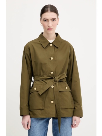 μπουφάν tommy hilfiger χρώμα πράσινο, ww0ww45620 64%