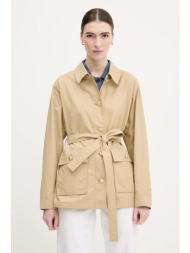 μπουφάν tommy hilfiger χρώμα: πράσινο, ww0ww45620 64% βαμβάκι, 36% πολυαμίδιο