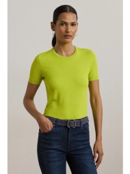 πουλόβερ lauren ralph lauren χρώμα: πράσινο, 200971135 63% βισκόζη, 37% νάιλον