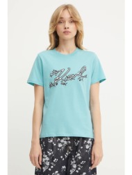 βαμβακερό μπλουζάκι karl ...