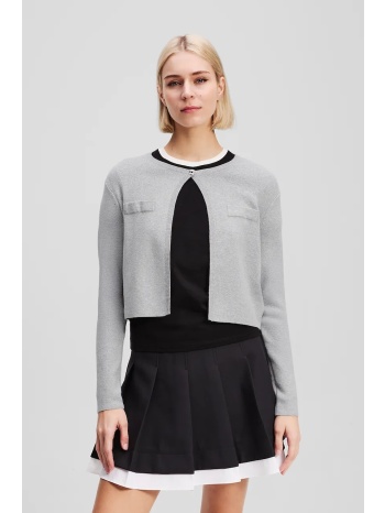 ζακέτα από μίγμα μαλλιού karl lagerfeld γυναικεία, χρώμα