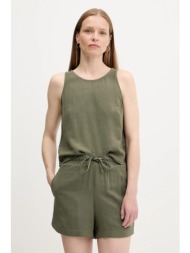 πλήρες σετ με λινό answear lab χρώμα: πράσινο 80% βισκόζη, 20% λινό