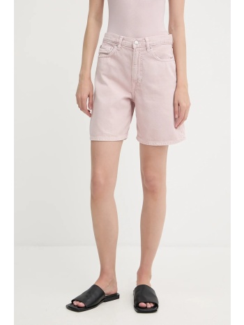τζιν σορτς samsoe samsoe sashelly χρώμα ροζ, f25200013