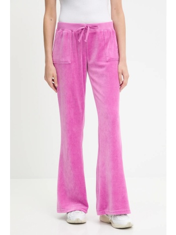 βελούδινο παντελόνι φόρμας juicy couture caisa low rise