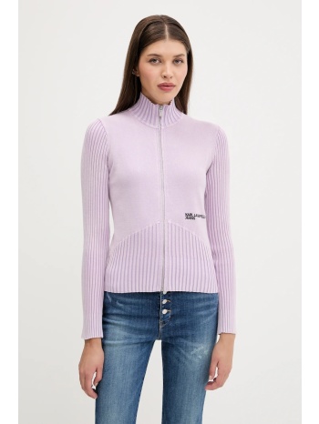 βαμβακερή ζακέτα karl lagerfeld jeans γυναικεία, χρώμα