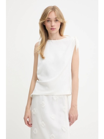 μπλουζάκι samsoe samsoe saalbero χρώμα μπεζ, f25200101