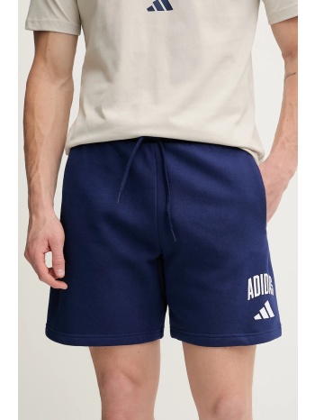 σορτς adidas collegiate χρώμα μπλε, jm1728 70% βαμβάκι