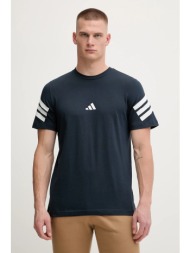 βαμβακερό μπλουζάκι adidas essentials ανδρικό, χρώμα: ναυτικό μπλε, jw4786 100% βαμβάκι