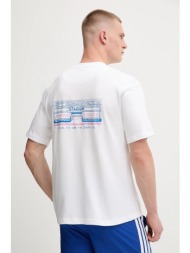 βαμβακερό μπλουζάκι hummel ανδρικό, χρώμα: άσπρο, 227559 100% βαμβάκι