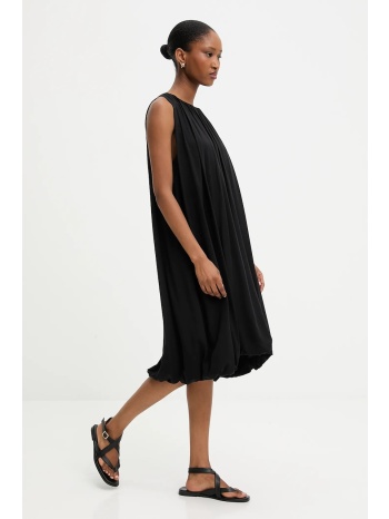 φόρεμα answear lab χρώμα μαύρο 100% βισκόζη