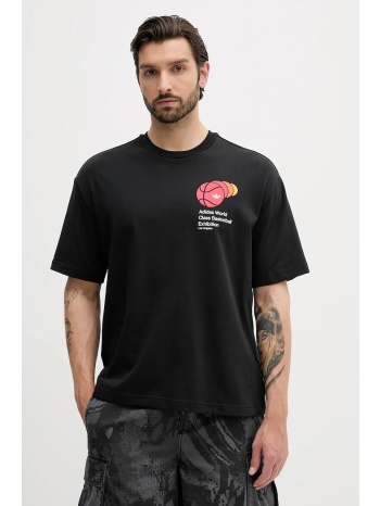 μπλουζάκι adidas originals world class tee χρώμα μαύρο