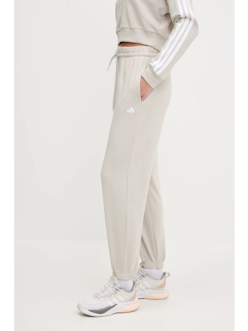 παντελόνι φόρμας adidas essentials χρώμα μπεζ, jc8305 70%
