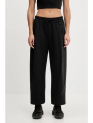 παντελόνι φόρμας adidas x z.n.e χρώμα: μαύρο, jw7773 57% βαμβάκι, 43% πολυεστέρας