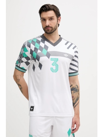 μπλουζάκι adidas originals nuwave90sjersey χρώμα άσπρο