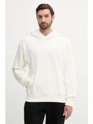 βαμβακερή μπλούζα adidas all szn χρώμα: μπεζ, με κουκούλα, jl6558 100% βαμβάκι