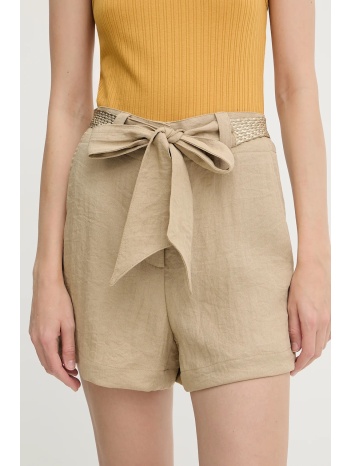 σορτς morgan χρώμα μπεζ, shavik κύριο υλικό 75% ecovero