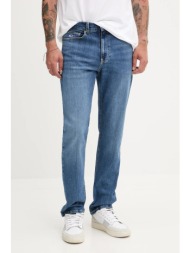τζιν παντελόνι tommy jeans χρώμα: μπλε, dm0dm21054 99% βαμβάκι, 1% ελαστάν