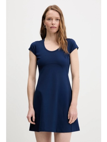 φόρεμα calvin klein jeans χρώμα ναυτικό μπλε, lv047c238g