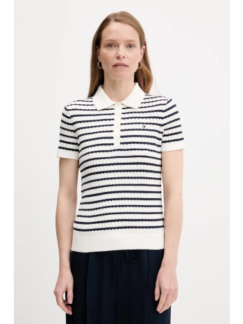 βαμβακερό πουλόβερ tommy hilfiger χρώμα άσπρο, ww0ww41474